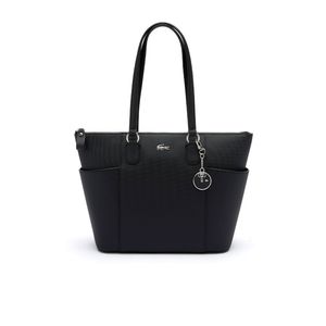 Women’s Polo-Charm Piqué Canvas Zip Tote Bag